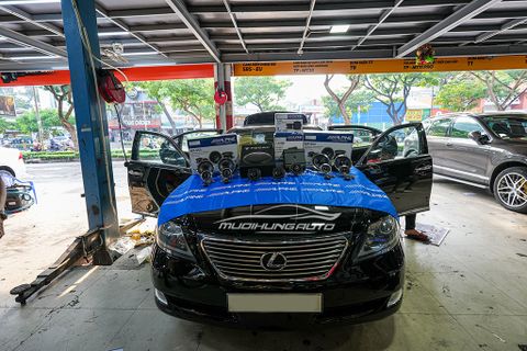  Xe Lexus LS460L Nâng Cấp Hệ Thống Âm Thanh Chất Lượng 