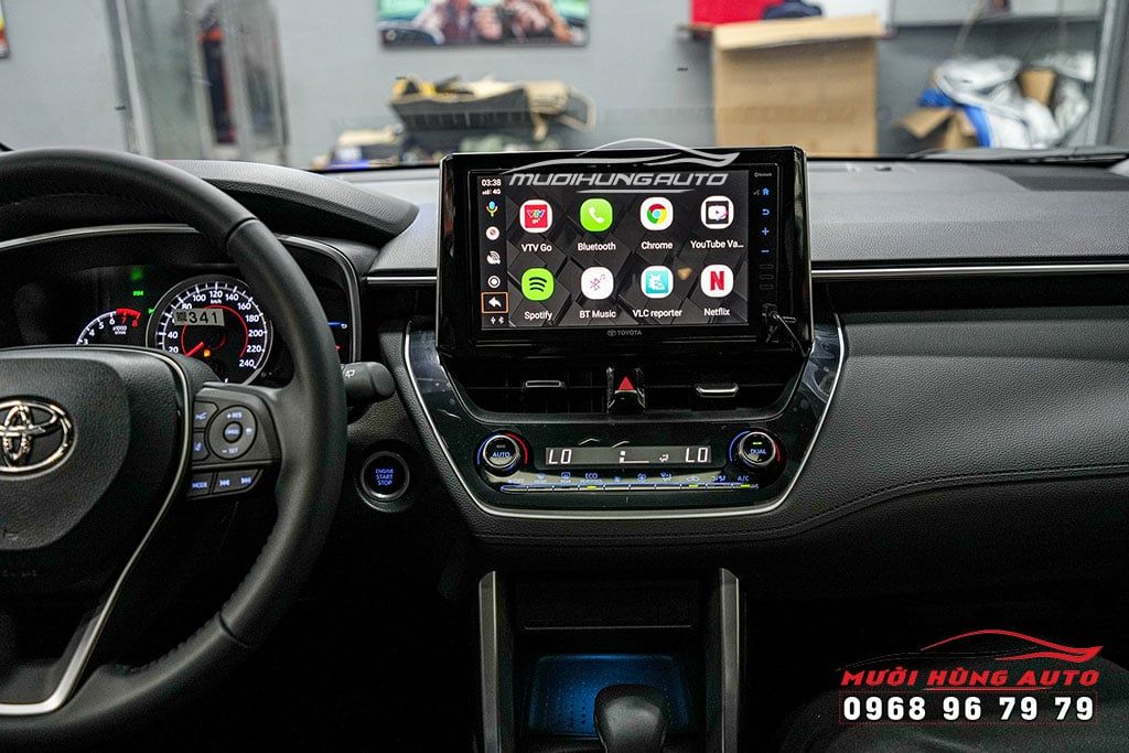 Lắp Android Box Zestech DX265 Pro Chính Hãng Cho Xe Toyota Corolla Cross