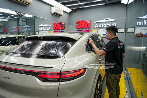  Xe Porsche Cayenne 2022 Dán Phim Cách Nhiệt 3M Chính Hãng 