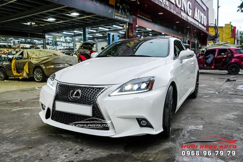  Combo Cản Trước Và Đèn Pha Full LED Cho Xe Lexus IS250C 2010 Lên Đời 2018 