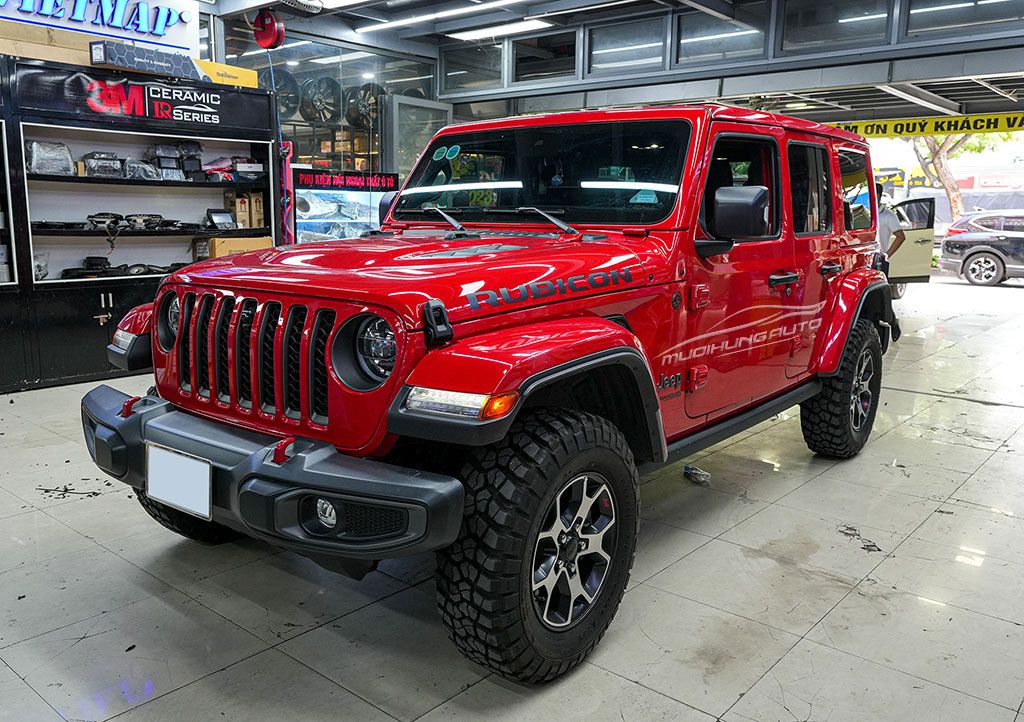 Xe Jeep Wrangler Rubicon 2021 Lắp Bệ Bước Điện Cao Cấp