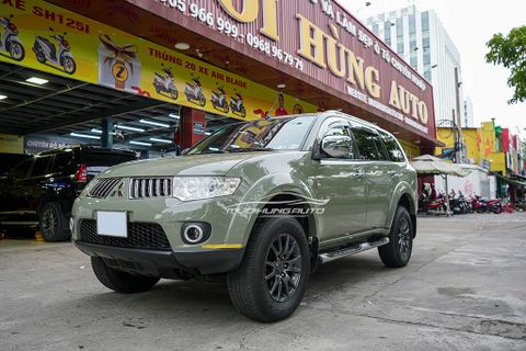  Xe Mitsubishi Pajero Sport 2016 Dán Wrap Đổi Màu 