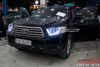 Độ Đèn Bi LED, LED Mí Và Vòng Angel Eyes Cho Toyota Highlander Tại TPHCM