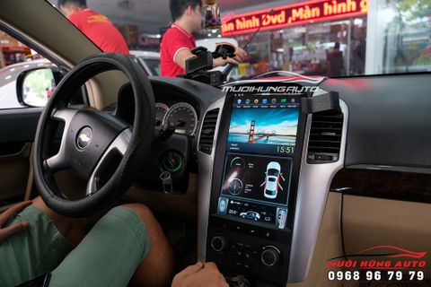  Màn Hình Android Kiểu Tesla Lắp Cho Xe CHEVROLET CAPTIVA Tại TPHCM 