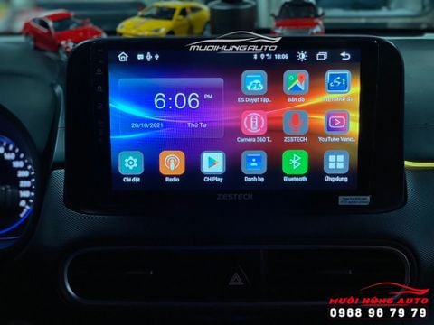  Màn Hình Liền Camera 360 Cho HYUNDAI KONA Chính Hãng ZESTECH Z800+ 