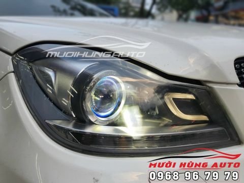  Độ Cặp Bi LED Domax Siêu Sáng Cho Xe Mercedes C300 AMG 