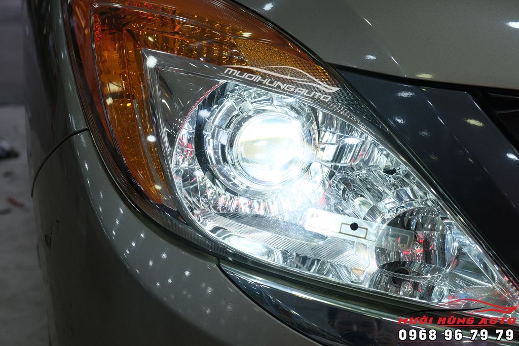 Nâng Cấp Đèn Siêu Sáng Xe Mazda BT50 Bi Osram Chính Hãng