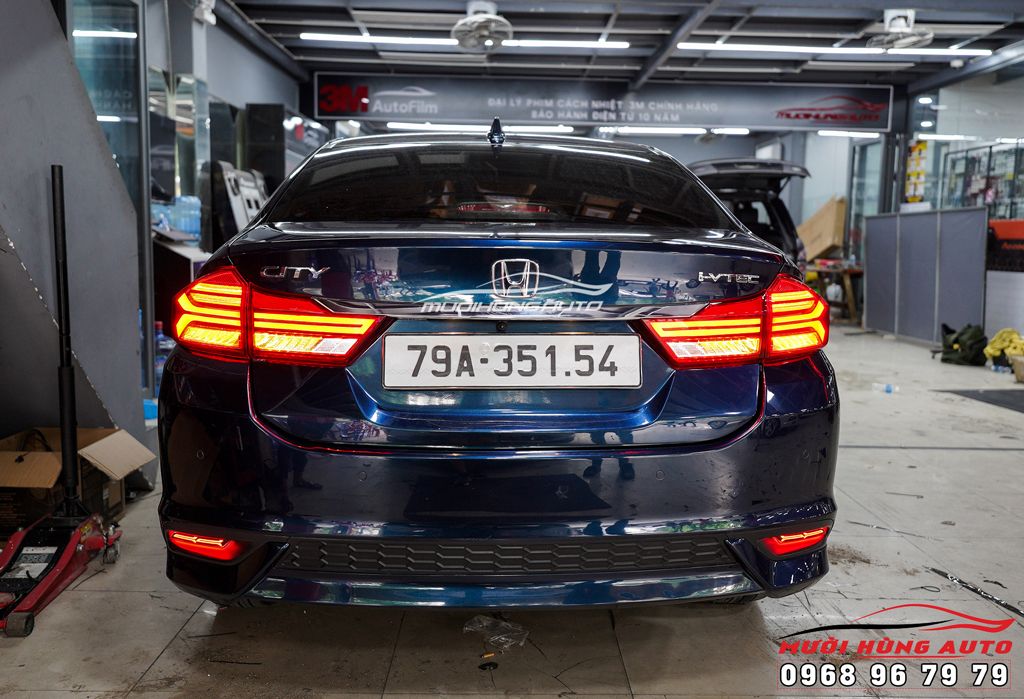 Thay Đèn Hậu Và Đèn LED Gầm Trước Sau Cho Xe HONDA CITY 2019 Chuyên Nghiệp