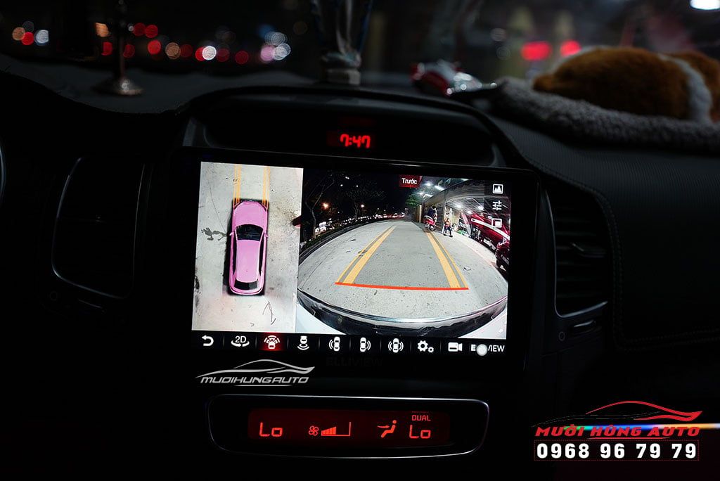 Nâng Cấp Màn Hình Elliview S4 Basic tích hợp Camera 360 độ cho xe Kia Sorento