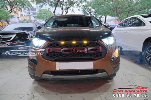  Độ Bi Laser Titan Platinum,  LED Mắt Quỷ Và Vòng Angel Mẫu BMW Cho Ford Ecosport 