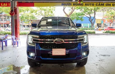  Xe Ford Ranger 2023 Độ Đèn Bi Gầm AES Q8 Pro Chính Hãng 