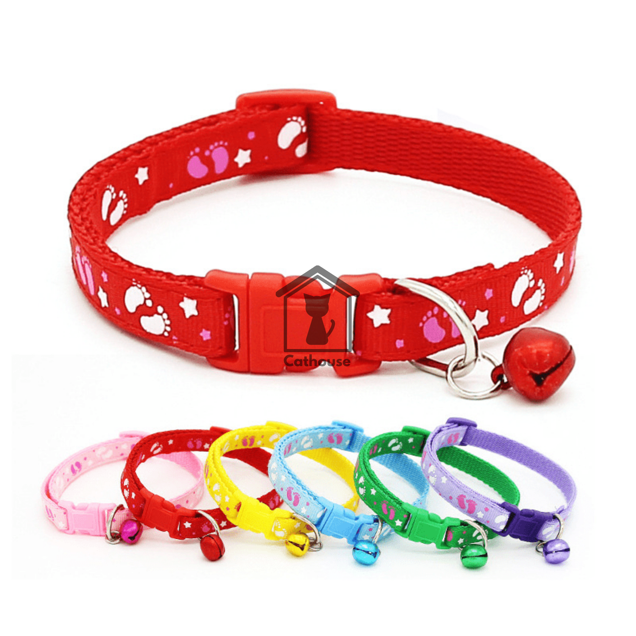  Vòng Cổ Họa Tiết Thú Cưng 1cm 