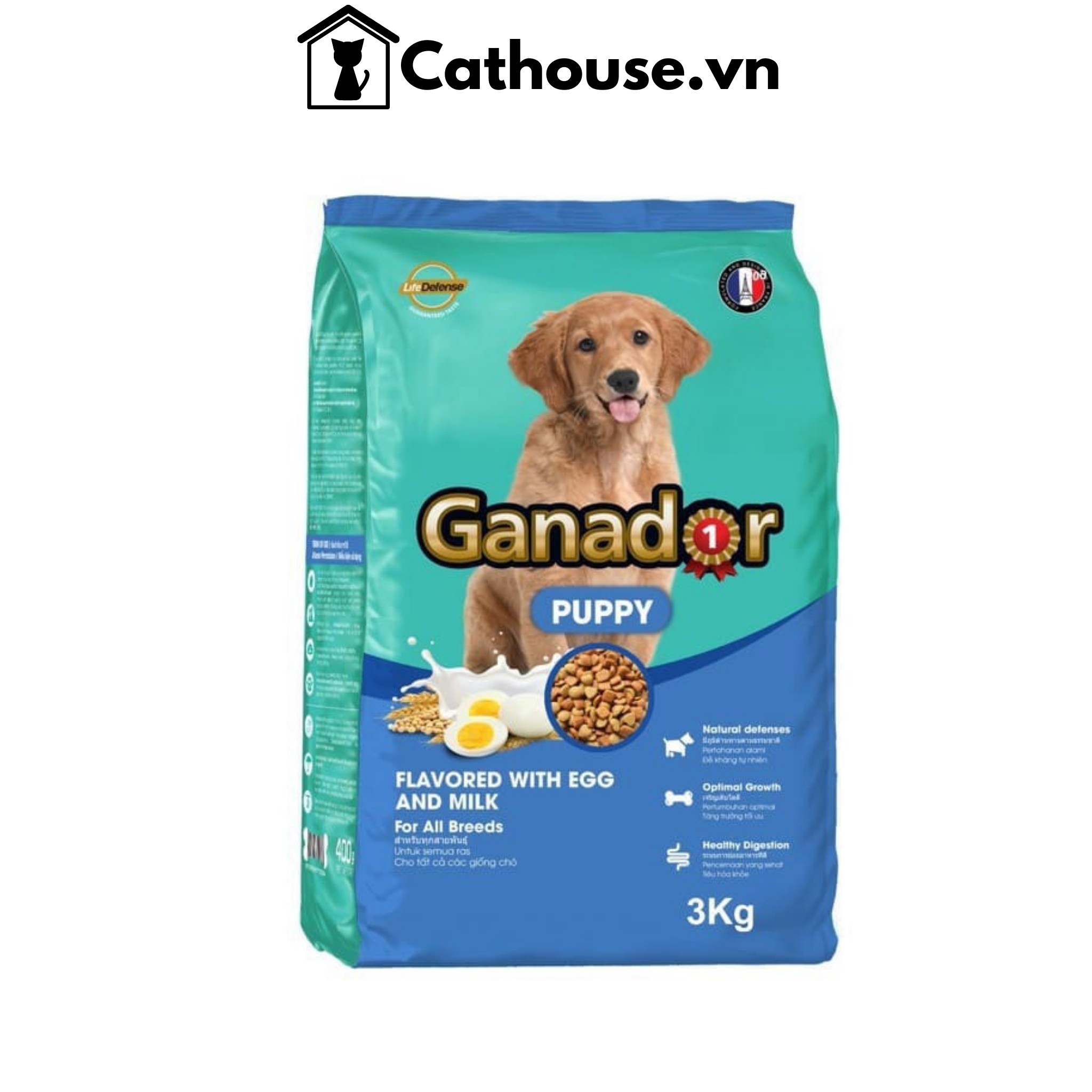  Hạt Chó Con Vị Sữa Ganador Puppy Egg & Milk 