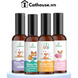  Body Mist cho thú cưng JULYHOUSE Giúp Dưỡng Lông Mượt, An Toàn, Khử Khuẩn 