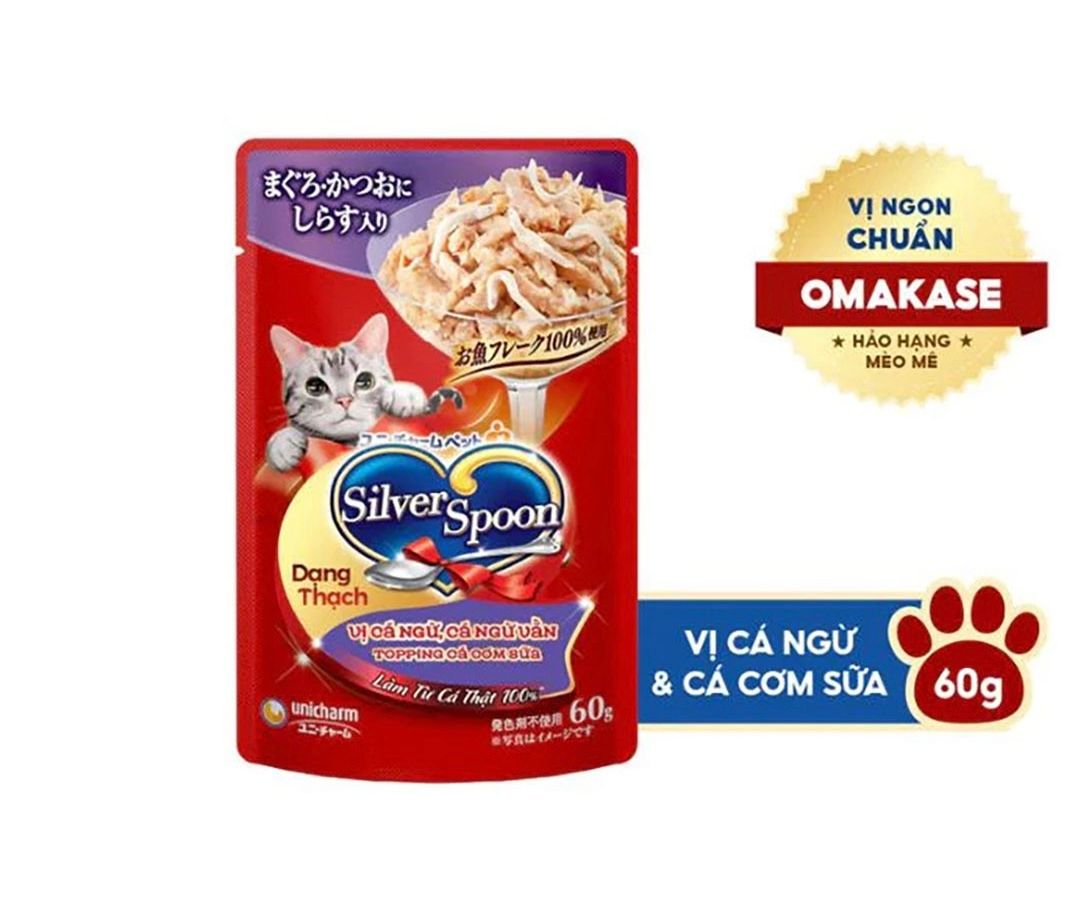  Pate Mèo Silver Spoon 60G 