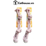  Đồ Chơi Gặm Dây Thừng Quấn 2 Đầu 