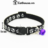  Vòng Cổ Họa Tiết Thú Cưng 1cm 