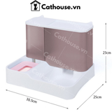  Khay Ăn Uống Tự Động Cao Cấp Cho Thú Cưng 