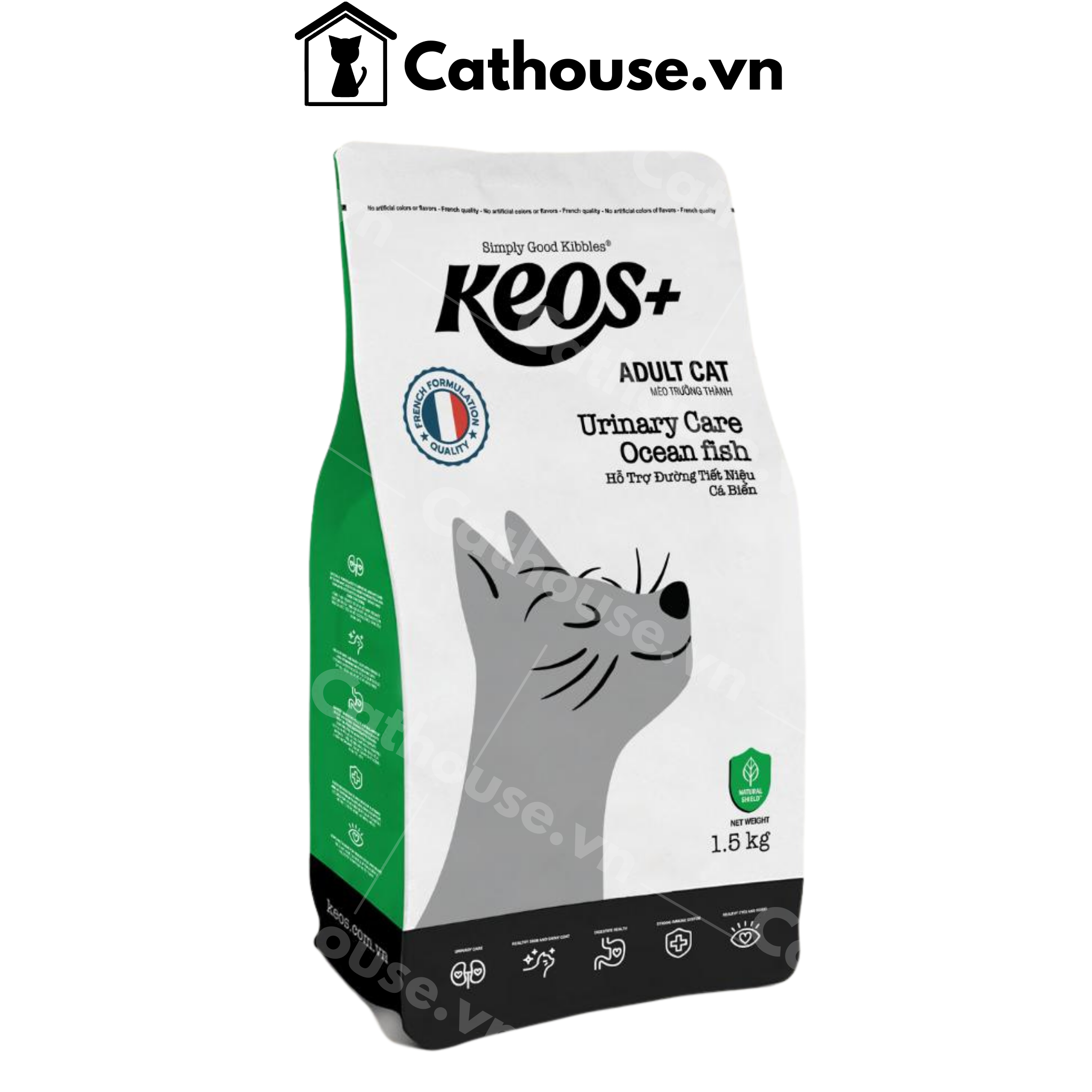  Hạt Mèo KEOS Hỗ Trợ Tiết Niệu Urinary Care 