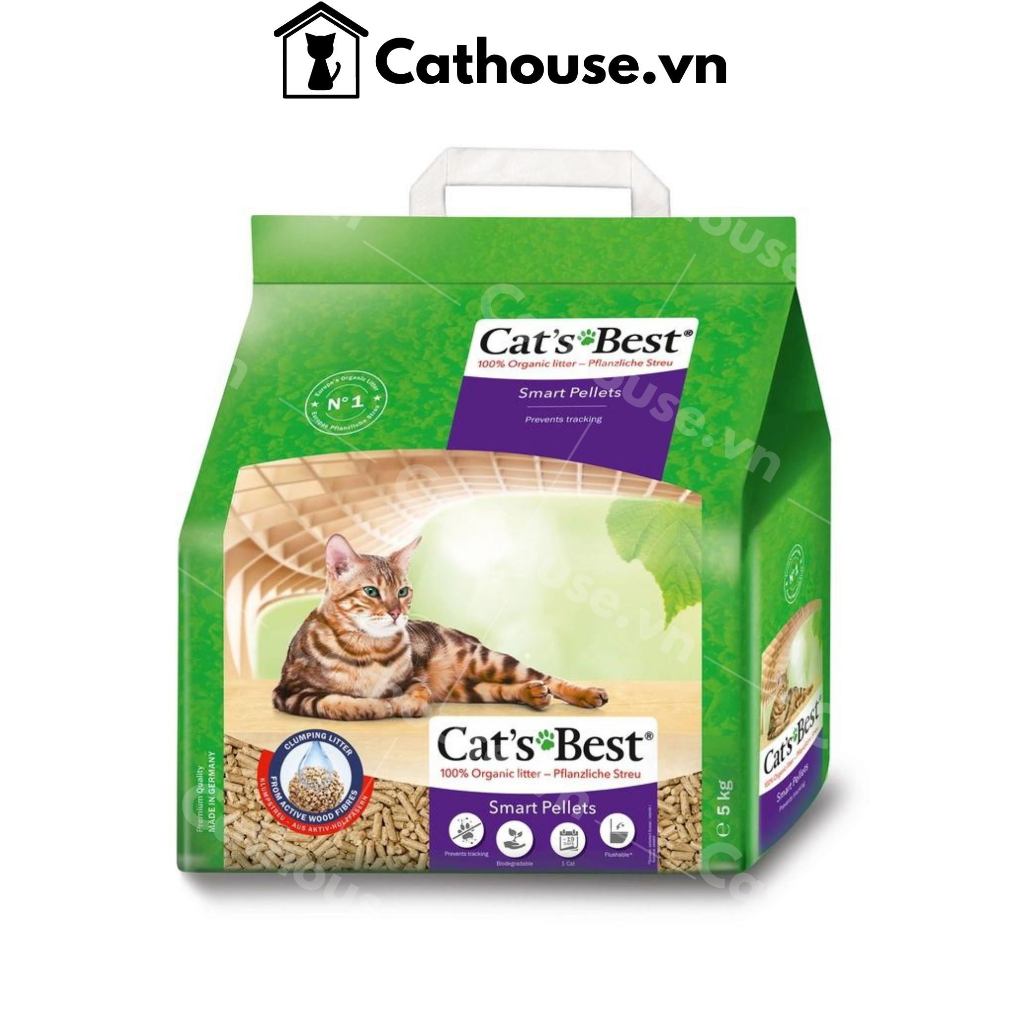  Cát Gỗ Mèo Cat's Best Smart Pellets 