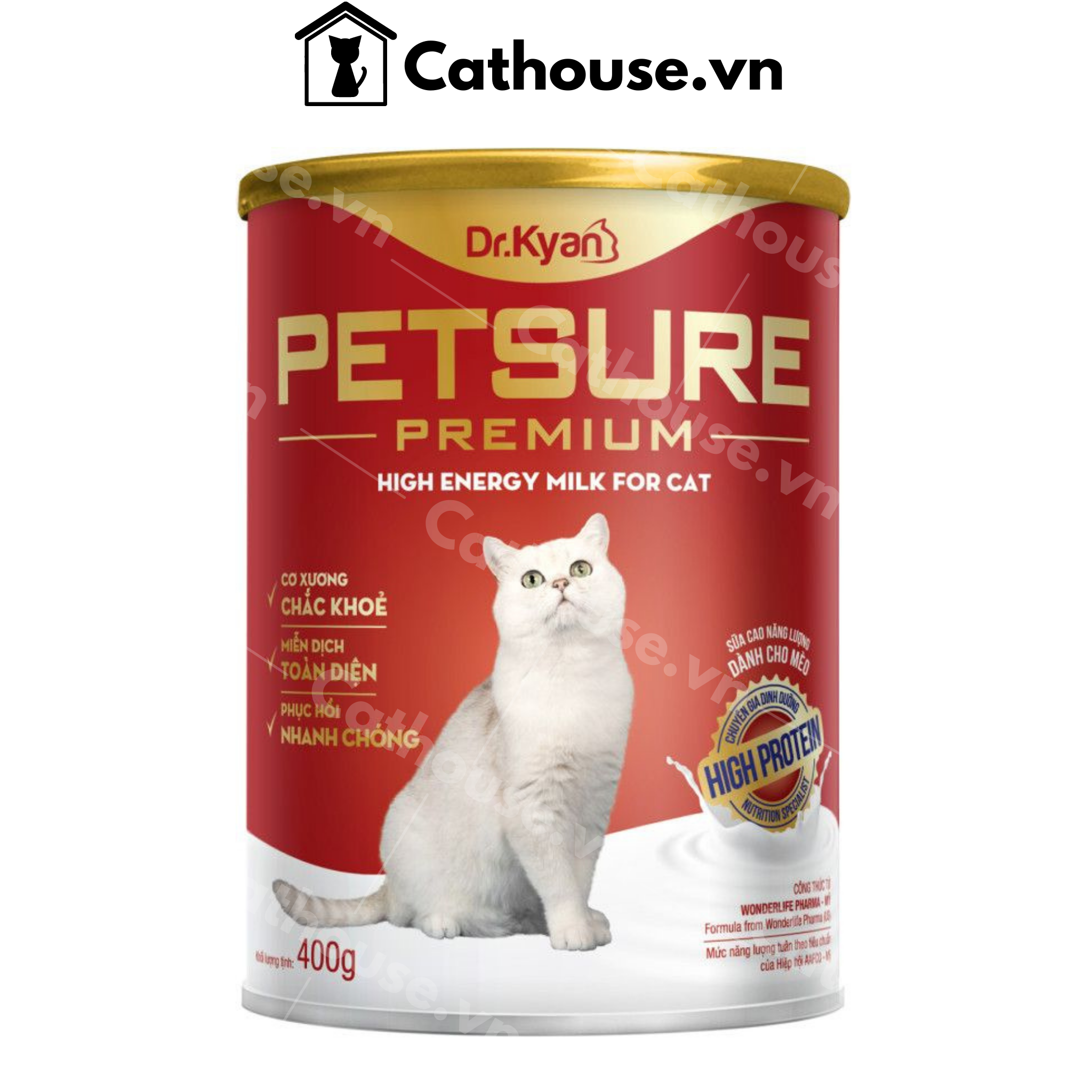  Sữa Bột Cao Cấp Cho Mèo Petsure Dr.Kyan 
