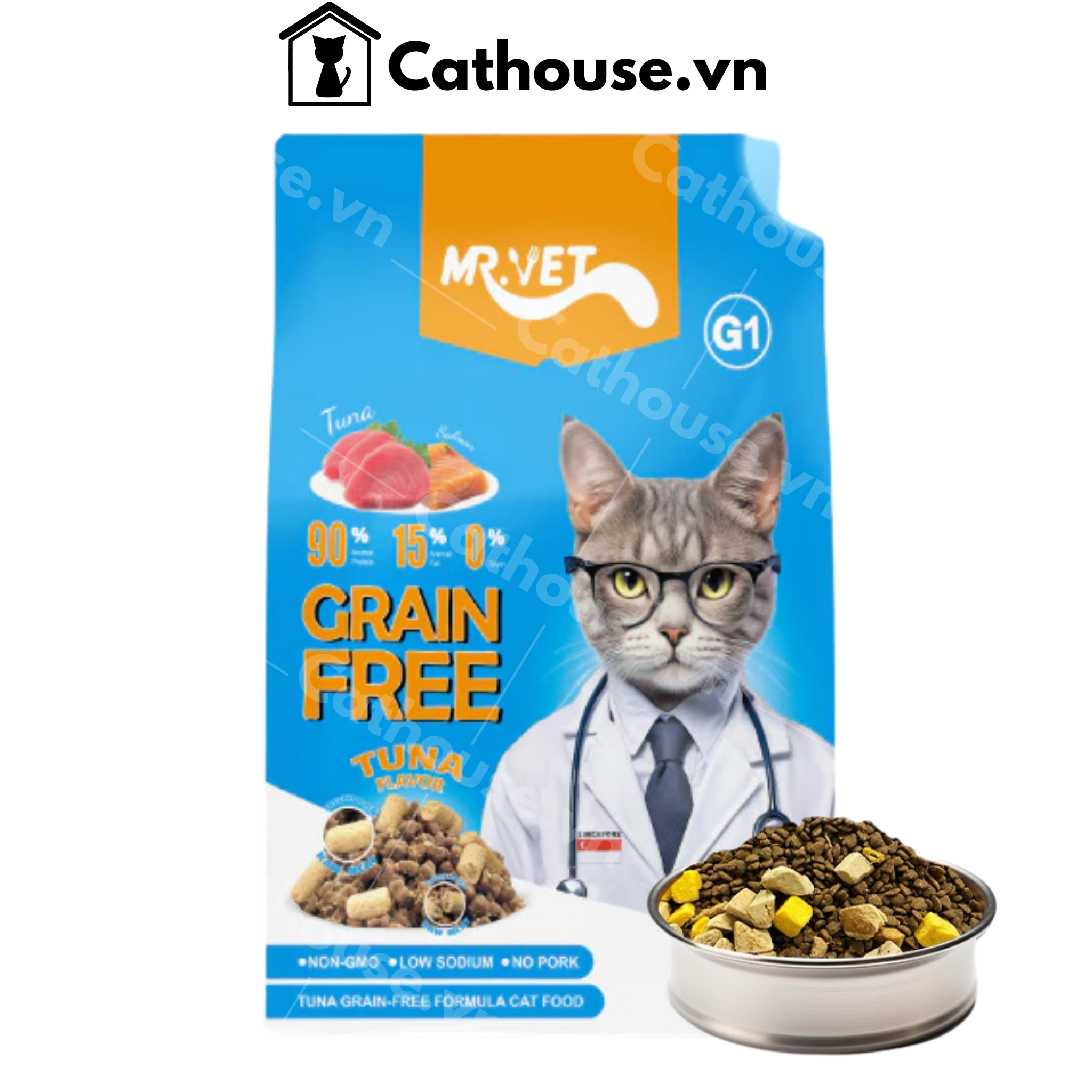  Hạt Mèo Mr Vet G1 Grain Free 