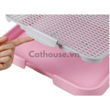  Khay Vệ Sinh Cho Chó Có Cọc 