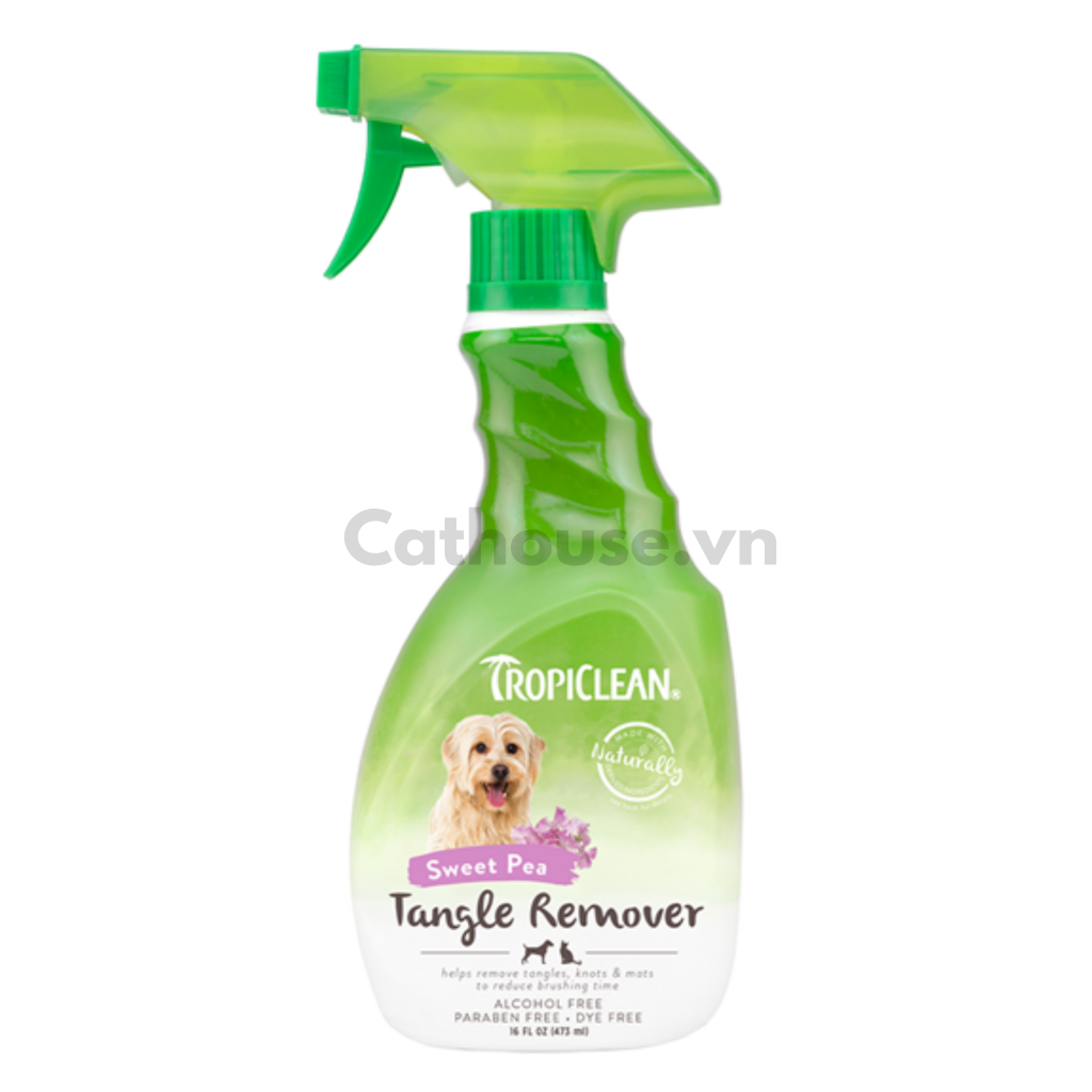  Xịt Gỡ Rối Tropiclean Tangle Remover 473ML 