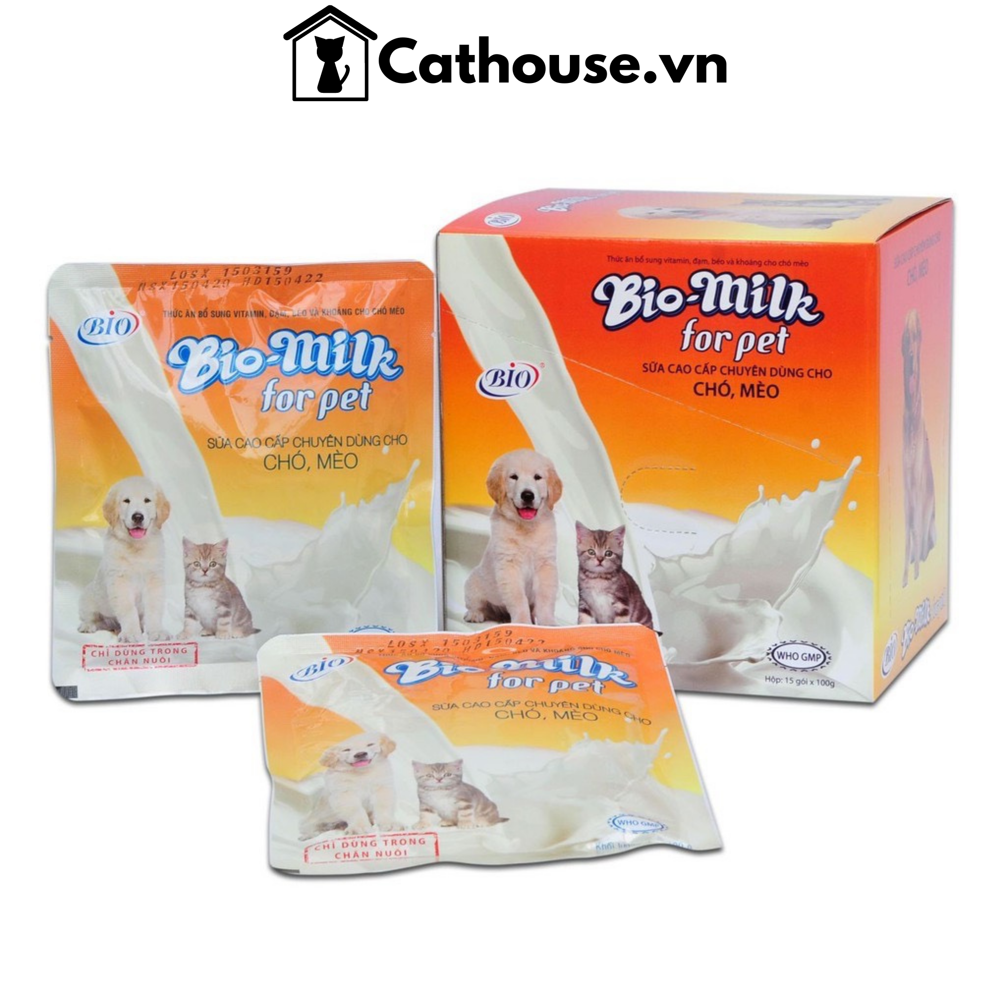  Sữa Bột Bio Milk Cho Thú Cưng 100g 