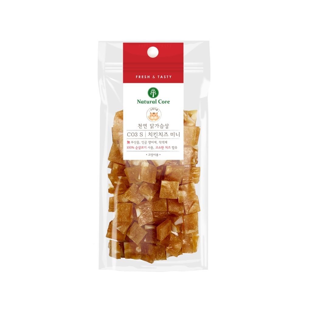  Snack Natural Core Thịt Gà & Phô Mai Cho Mèo 