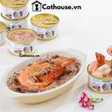  Pate lon cá ngừ jelly topping tôm King’s Pet by Bao Anh 80g 