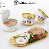  Pate lon cá ngừ jelly topping mực ống King’s Pet by Bao Anh 80g 