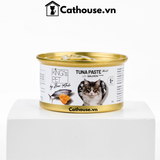  Pate lon cá ngừ jelly topping cá hồi King’s Pet by Bao Anh 80g 