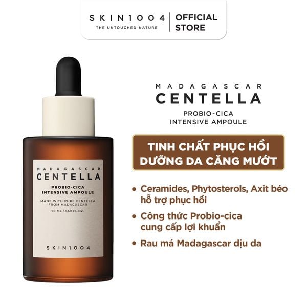  Tinh Chất Rau Má Lên Men Skin1004 Madagascar Centella Probio-Cica Intensive Ampoule 50ml 