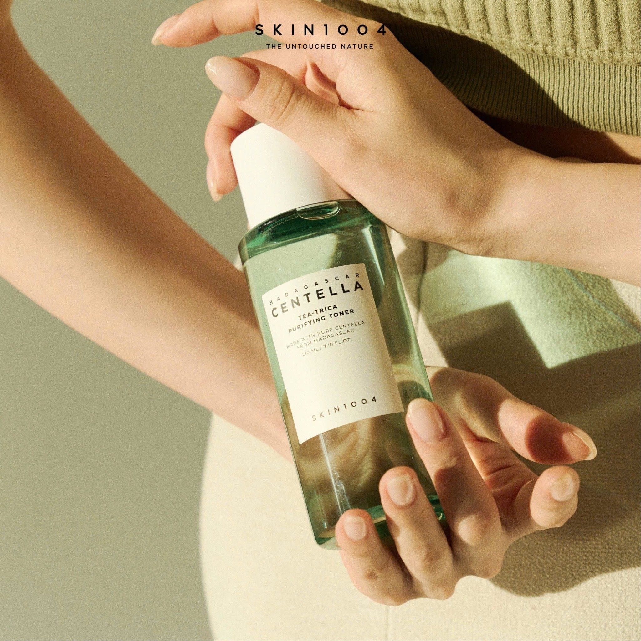  SKIN1004 Nước hoa hồng MADAGASCAR CENTELLA TEA-TRICA PURIFYING TONER 210ml 