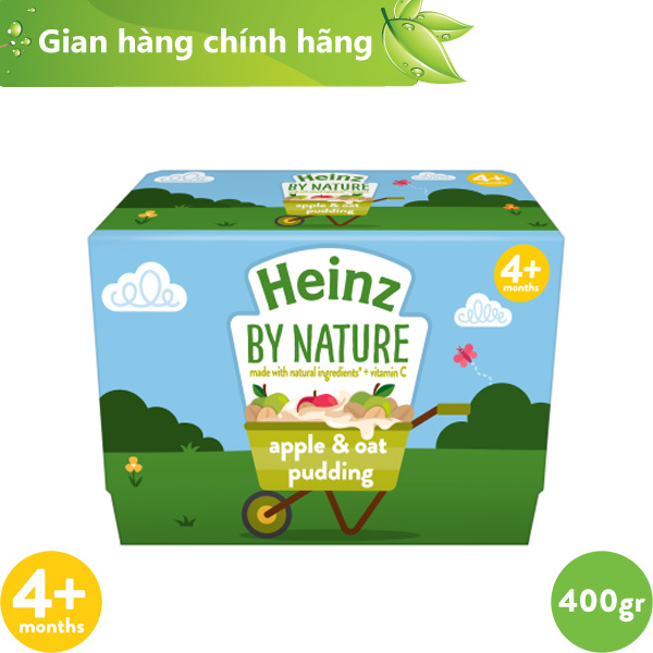  [MUA 1 TẶNG 1] Hỗn Hợp Nghiền Pudding Táo Và Yến Mạch HEINZ (Date:31.12.21) 