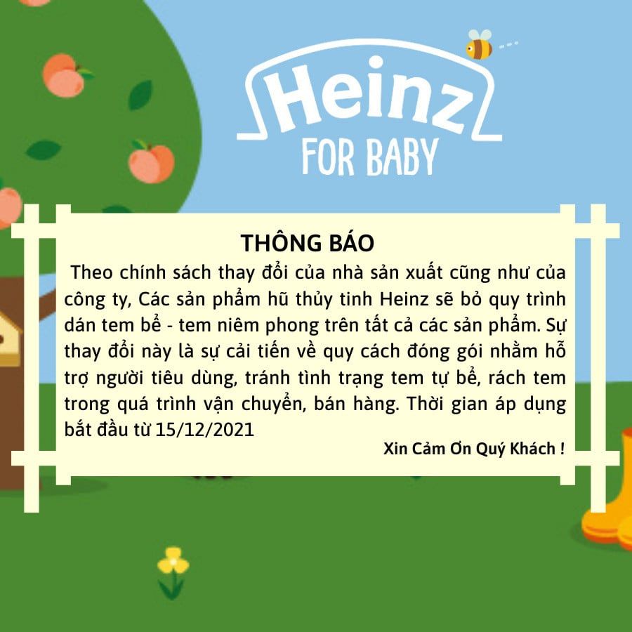  [Mua 1 Tặng 1] Lốc Hỗn Hợp Nghiền Pudding Gạo HEINZ (Date: 31/05/22) (Bé 4 Tháng Tuổi) 