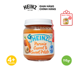  Lọ Củ Cải, Cà Rốt Và Khoai Lang Nghiền HEINZ 110g (Date: T7/2022) + Tặng 1 Hũ Táo Xoài HEINZ 110g (Date T7/2022) 