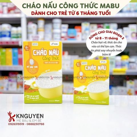  Cháo nấu công thức Mabu (400g) 6M+ 
