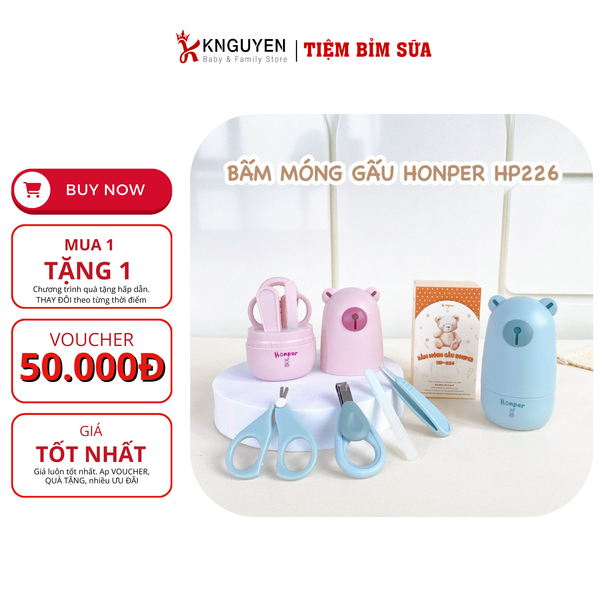  Bộ bấm móng cho bé 4 chi tiết Honper HP-226 