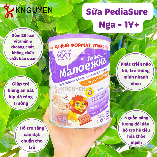  Sữa Bột Pediasure Nga 850g 