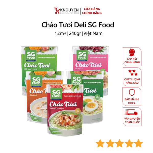  Cháo Tươi Deli SG Food 240g 