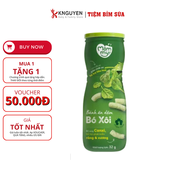 Bánh Ăn Dặm Hũ Mămmy (6M+) - 32g 