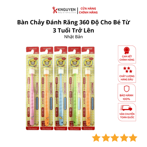  Bàn Chảy Đánh Răng 360 Độ Cho Bé Từ 3 Tuổi Trở Lên 