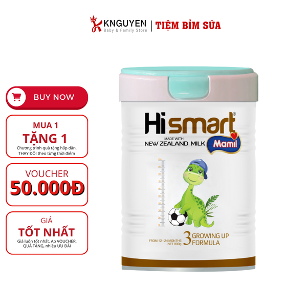  Sữa Hismart Mamil 800g 