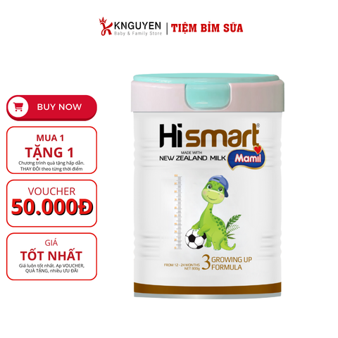  Sữa Hismart Mamil 800g 