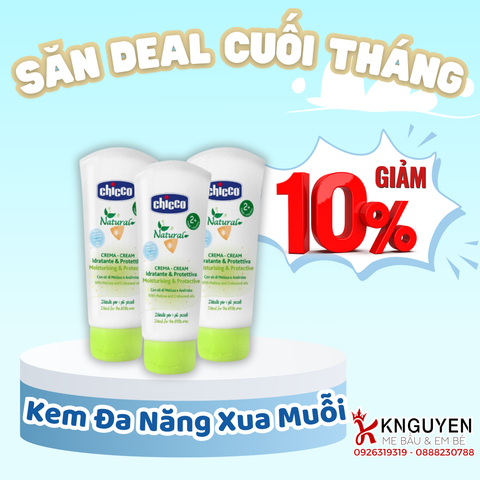  Kem Đa Năng Xua Muỗi Chicco 100ml (2M+) 