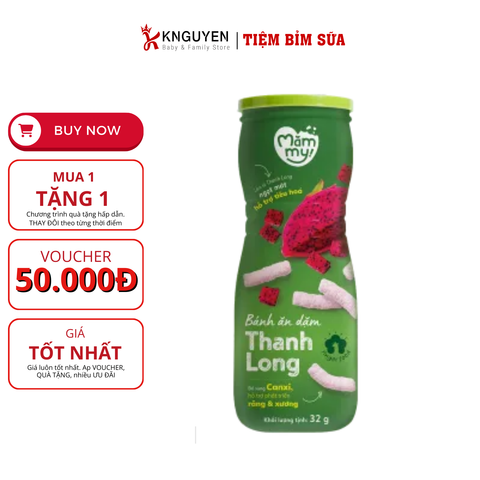  Bánh Ăn Dặm Hũ Mămmy (6M+) - 32g 