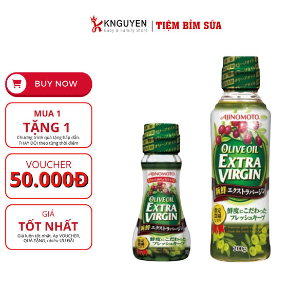  Dầu Olive Extra Virgin Ajinomoto Nhật Bản 