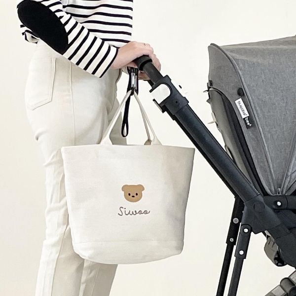  Túi Đựng Bỉm Sữa Hình Gấu Siwoo 